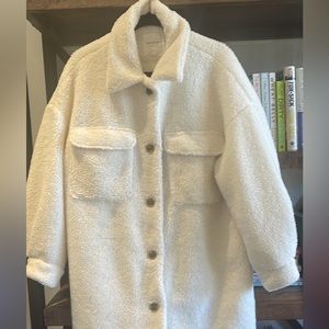 Cream Shacket - like new